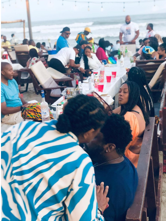 Celebration at the beach